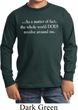 World Revolves Around Me Kids Long Sleeve Shirt