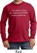 World Revolves Around Me Kids Long Sleeve Shirt