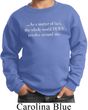 World Revolves Around Me Kids Sweatshirt