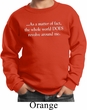 World Revolves Around Me Kids Sweatshirt