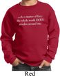 World Revolves Around Me Kids Sweatshirt
