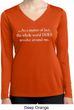 World Revolves Around Me Ladies Dry Wicking Long Sleeve Shirt
