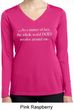 World Revolves Around Me Ladies Dry Wicking Long Sleeve Shirt
