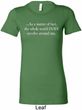 World Revolves Around Me Ladies Longer Length Shirt