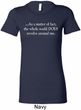 World Revolves Around Me Ladies Longer Length Shirt