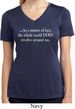 World Revolves Around Me Ladies Moisture Wicking V-neck Shirt