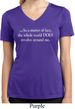 World Revolves Around Me Ladies Moisture Wicking V-neck Shirt
