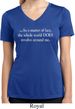 World Revolves Around Me Ladies Moisture Wicking V-neck Shirt