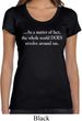 World Revolves Around Me Ladies Scoop Neck Shirt
