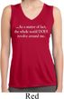 World Revolves Around Me Ladies Sleeveless Moisture Wicking Shirt