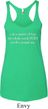 World Revolves Around Me Ladies Tri Blend Racerback Tank Top