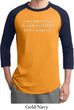 World Revolves Around Me Mens Raglan Shirt