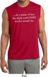 World Revolves Around Me Mens Sleeveless Moisture Wicking Shirt