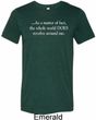 World Revolves Around Me Mens Tri Blend Crewneck Shirt