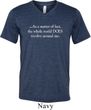 World Revolves Around Me Mens Tri Blend V-neck Shirt