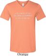 World Revolves Around Me Mens Tri Blend V-neck Shirt