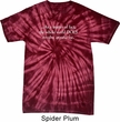 World Revolves Around Me Spider Tie Dye Shirt