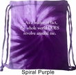 World Revolves Around Me Tie Dye Bag