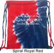 World Revolves Around Me Tie Dye Bag