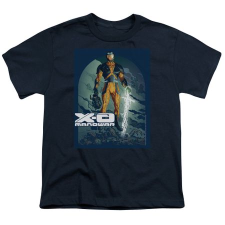 X-O Manowar Kids Shirt Decapitated Navy T-Shirt