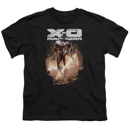 X-O Manowar Kids Shirt Lightning Sword Black T-Shirt