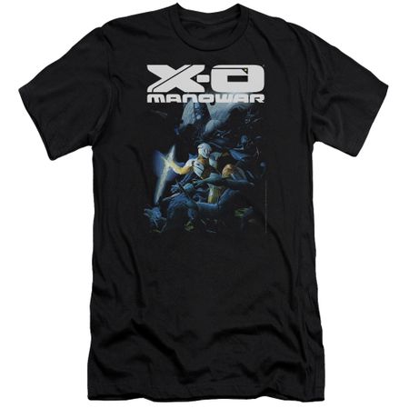 X-O Manowar Slim Fit Shirt By The Sword Black T-Shirt