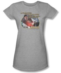 Xena: Warrior Princess Junior Shirt A Good Thief Grey Tee T-Shirt