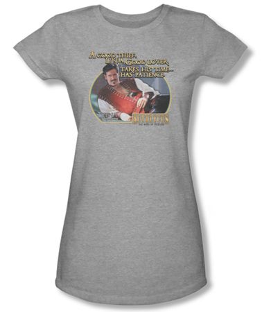 Xena: Warrior Princess Junior Shirt A Good Thief Grey Tee T-Shirt