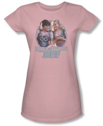 Xena: Warrior Princess Junior Shirt BFF Light Pink Tee T-Shirt