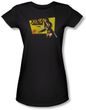 Xena: Warrior Princess Junior Shirt Cut Up Black Tee T-Shirt