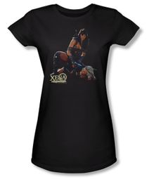 Xena: Warrior Princess Junior Shirt In Control Black Tee T-Shirt