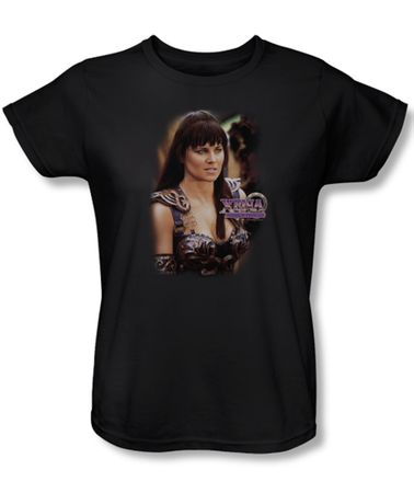 Xena: Warrior Princess Ladies Shirt Black Tee T-Shirt