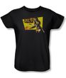 Xena: Warrior Princess Ladies Shirt Cut Up Black Tee T-Shirt