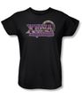 Xena: Warrior Princess Ladies Shirt Logo Black Tee T-Shirt