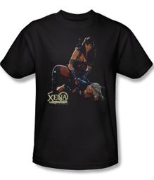 Xena: Warrior Princess Shirt In Control Adult Black Tee T-Shirt