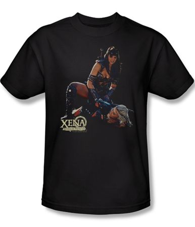 Xena: Warrior Princess Shirt In Control Adult Black Tee T-Shirt