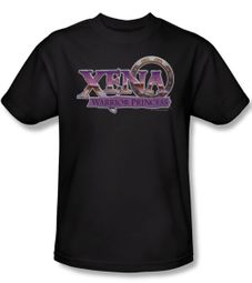 Xena: Warrior Princess Shirt Logo Adult Black Tee T-Shirt