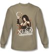 Xena: Warrior Princess Shirt Princess Posing Sand Long Sleeve Tee T-Shirt