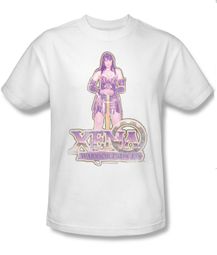 Xena: Warrior Princess Shirt Stand Adult White Tee T-Shirt