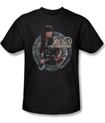 Xena: Warrior Princess Shirt The Warrior Adult Black Tee T-Shirt