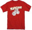 Yahtzee Tumbling Dice Board Game Adult Tshirt - Red