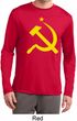 Yellow Hammer and Sickle Mens Dry Wicking Long Sleeve Shirt