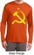 Yellow Hammer and Sickle Mens Dry Wicking Long Sleeve Shirt