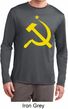 Yellow Hammer and Sickle Mens Dry Wicking Long Sleeve Shirt