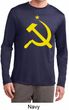 Yellow Hammer and Sickle Mens Dry Wicking Long Sleeve Shirt