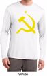 Yellow Hammer and Sickle Mens Dry Wicking Long Sleeve Shirt