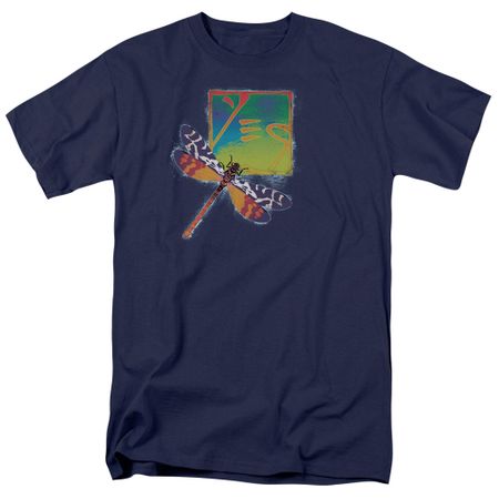 Yes Shirt Dragonfly Navy T-Shirt