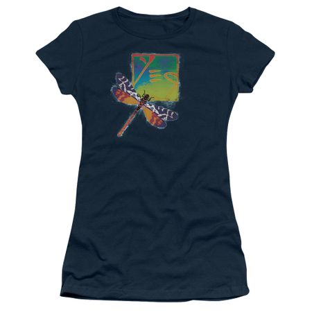 Yes Shirt Juniors Dragonfly Navy T-Shirt