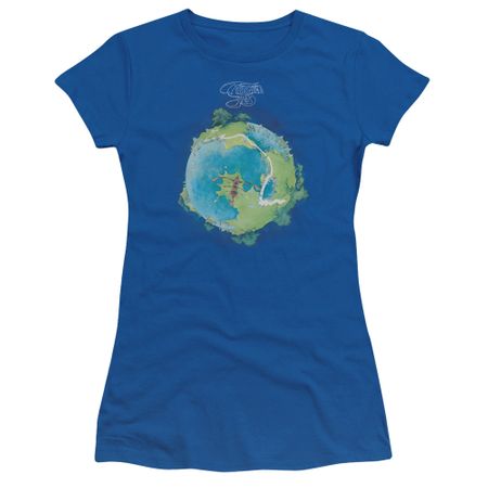 Yes Shirt Juniors Fragile Cover Royal T-Shirt