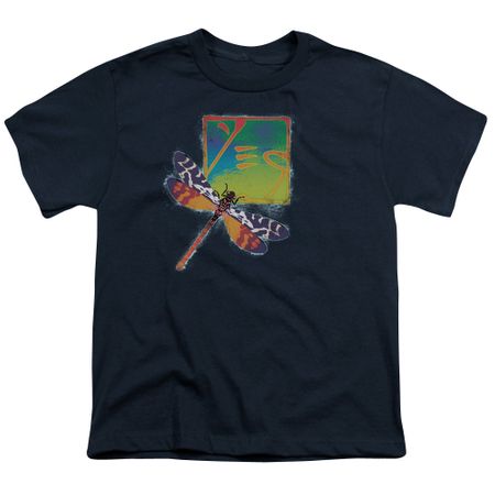 Yes Shirt Kids Dragonfly Navy T-Shirt